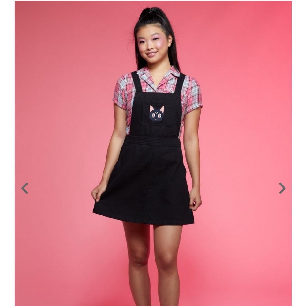 Sailor Moon Luna Skirtall from Hot Topic NWT XS black